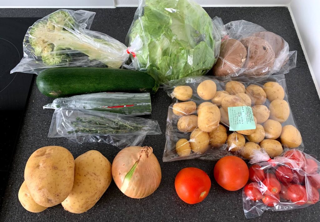Friske frugter og grøntsager fra RetNemt måltidskasse